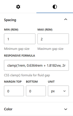 ACF repeater block spacing